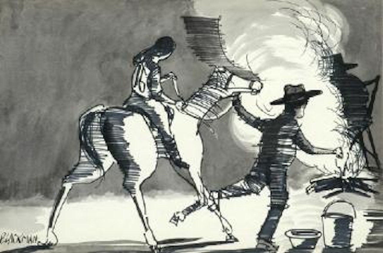 Buckshot and Sue by Charles Blackman