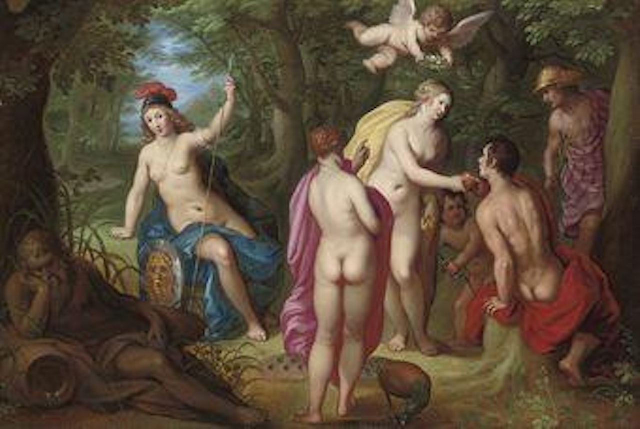 The Judgement of Paris by Hendrik van Balen by Jan Brueghel the Younger