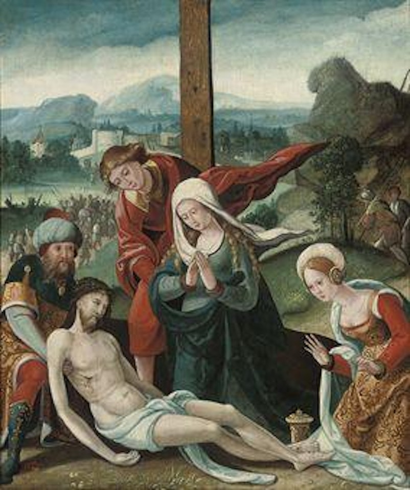 The Lamentation by Attributed to Pieter Coecke van Aelst I