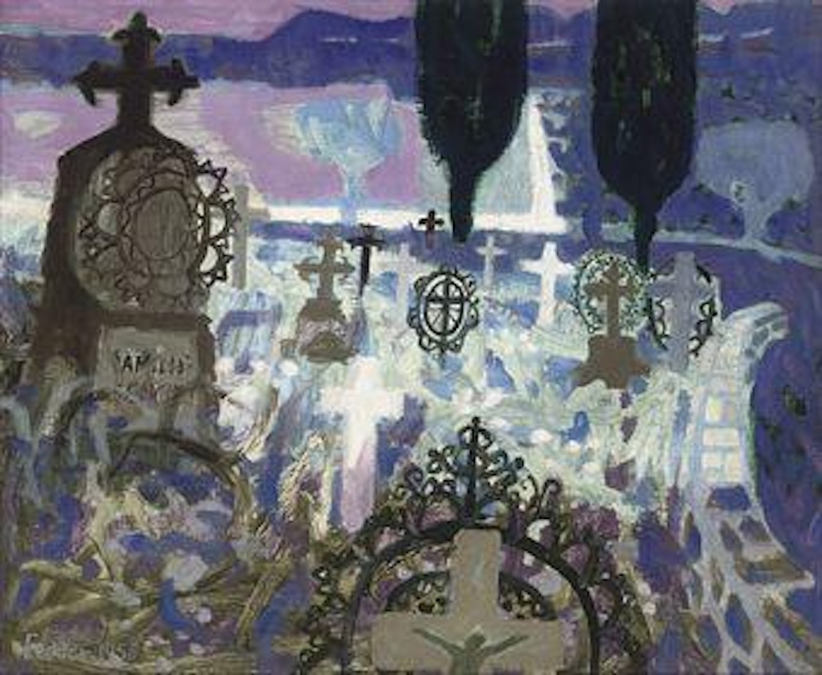 The Graveyard by Mary Fedden