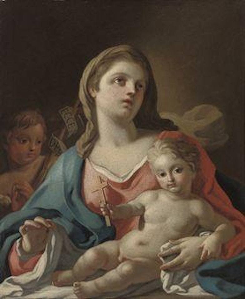 The Madonna and Child with the Infant Saint John the Baptist by Francesco de Mura