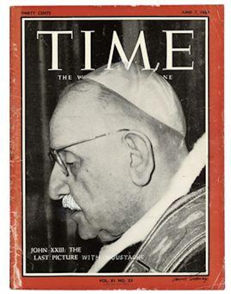 Time Magazine - Pope John XXIII: The Last Picture With Moustache by David Hockney