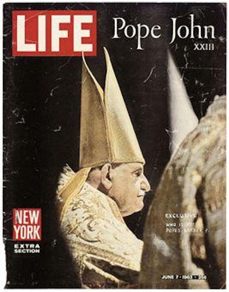 Life Magazine - Pope John XXIII: Exclusive:/Who is the/Pope's Barber? by David Hockney