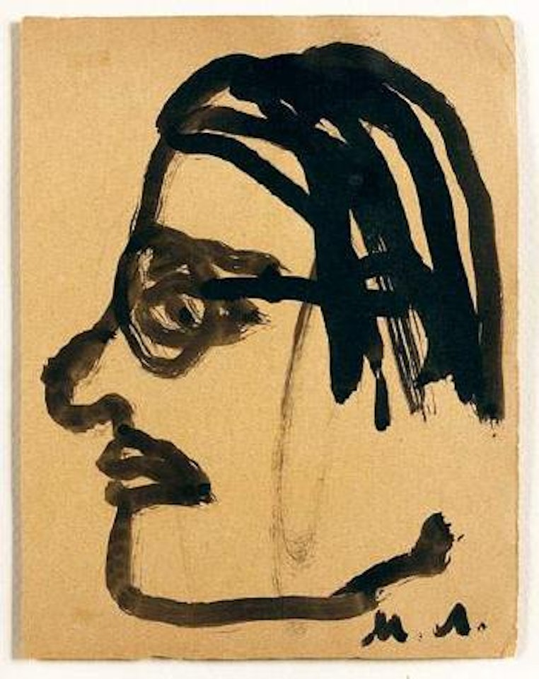 Portrait aux lunettes by Mikhail Larionov
