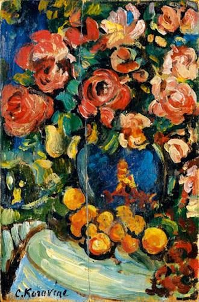 Bouquet de fleurs by Konstantin Alekseevich Korovin