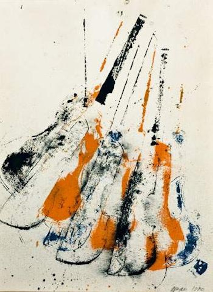 Superposition de violons by Arman