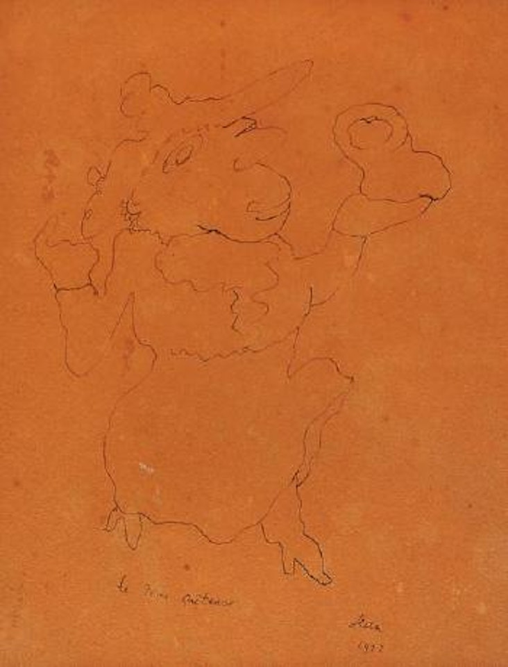 La dame quêteuse by Jean Cocteau