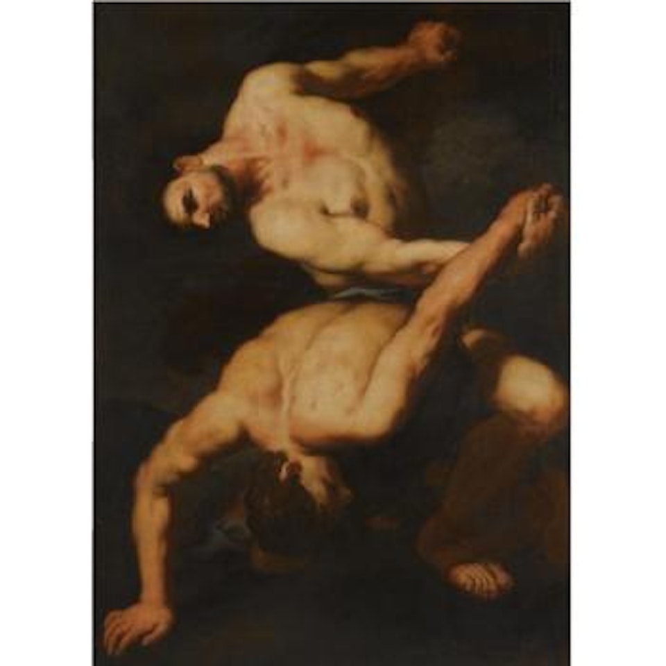 Hercules And Cacus by Antonio Zanchi