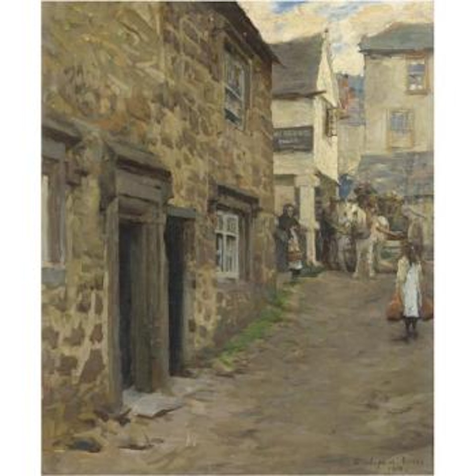 The Keigwin Arms, Mousehole by Stanhope Alexander Forbes