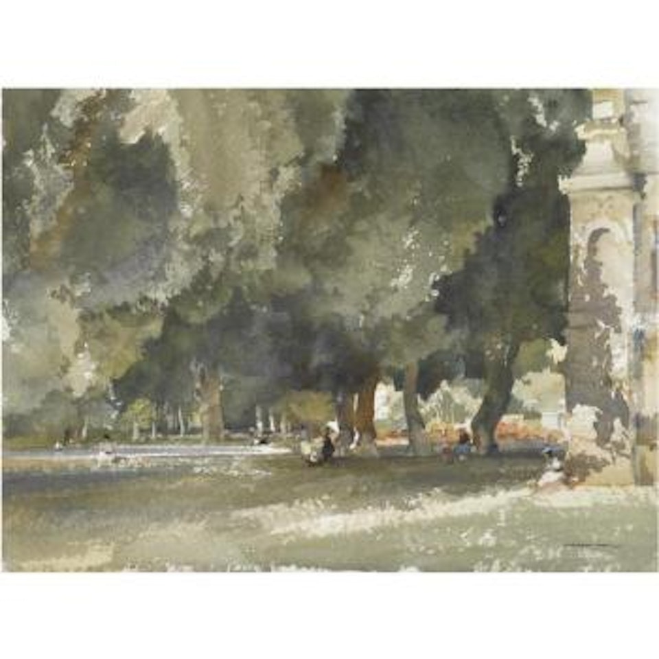 Pavilion In The Park At Richlieu by William Russell Flint