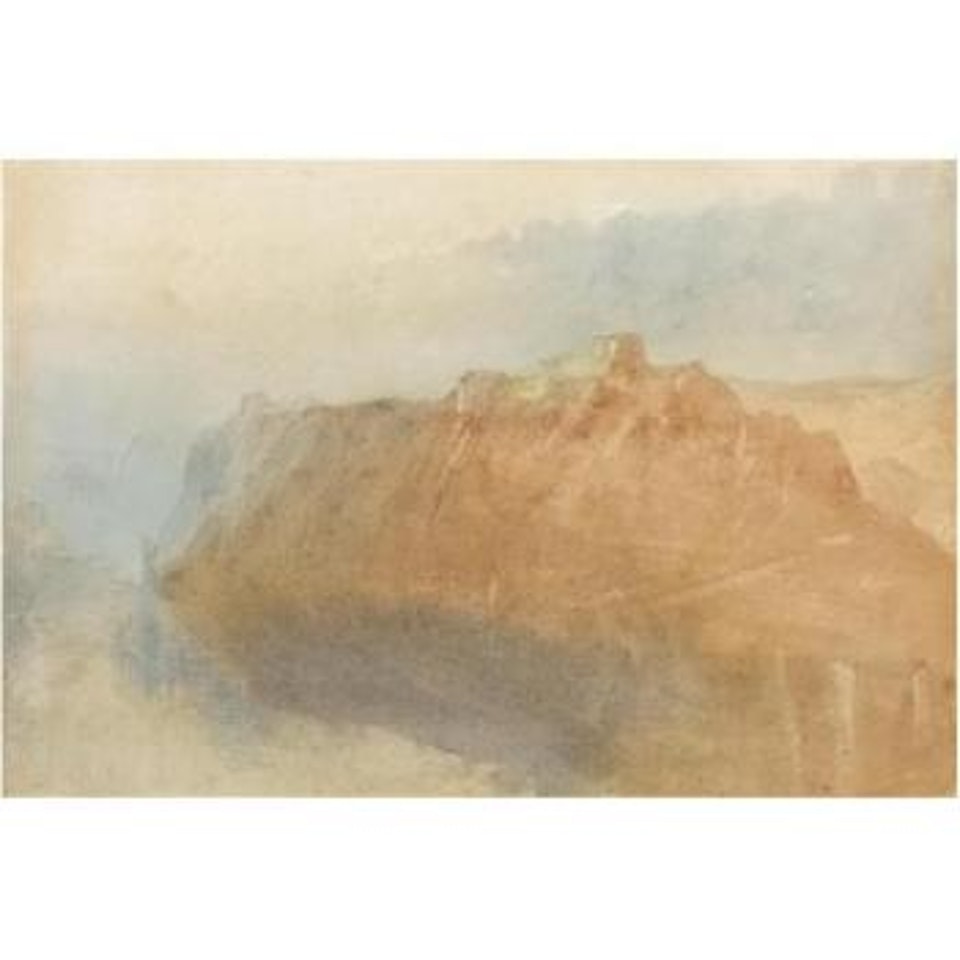 The Fortress Of Ehrenbreitstein From Across The Rhine, Recto; A Sketch Of A Mill At Winnigen On The Mosel, Verso by Joseph Mallord William Turner