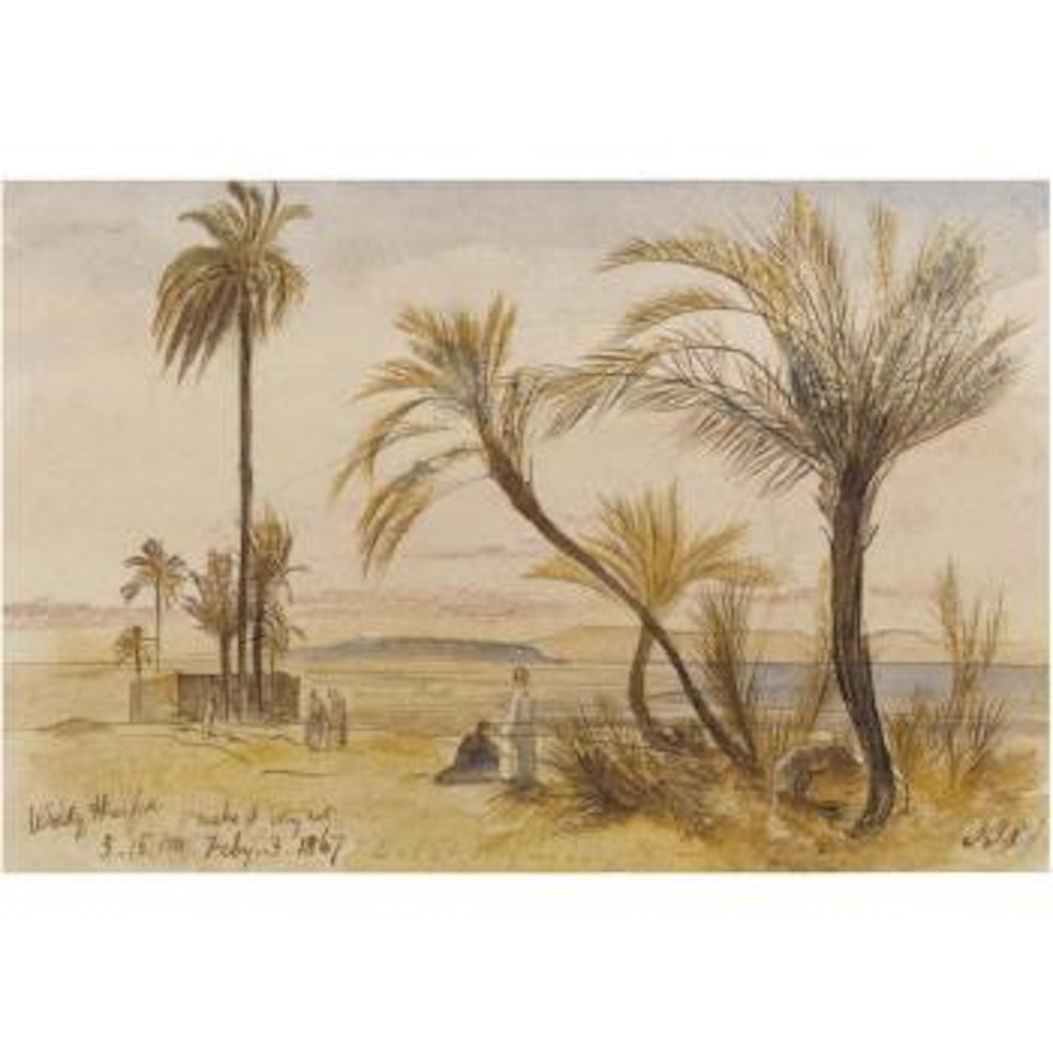 Wady Halfen, Egypt by Edward Lear