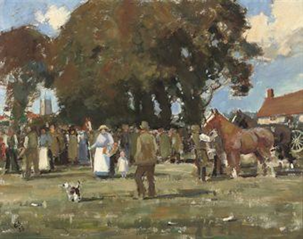 The horse fair by Edward Seago