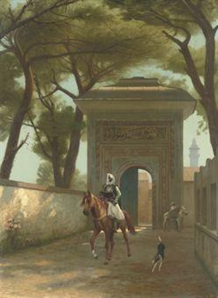 Return to the palace by Jean Léon Gérome