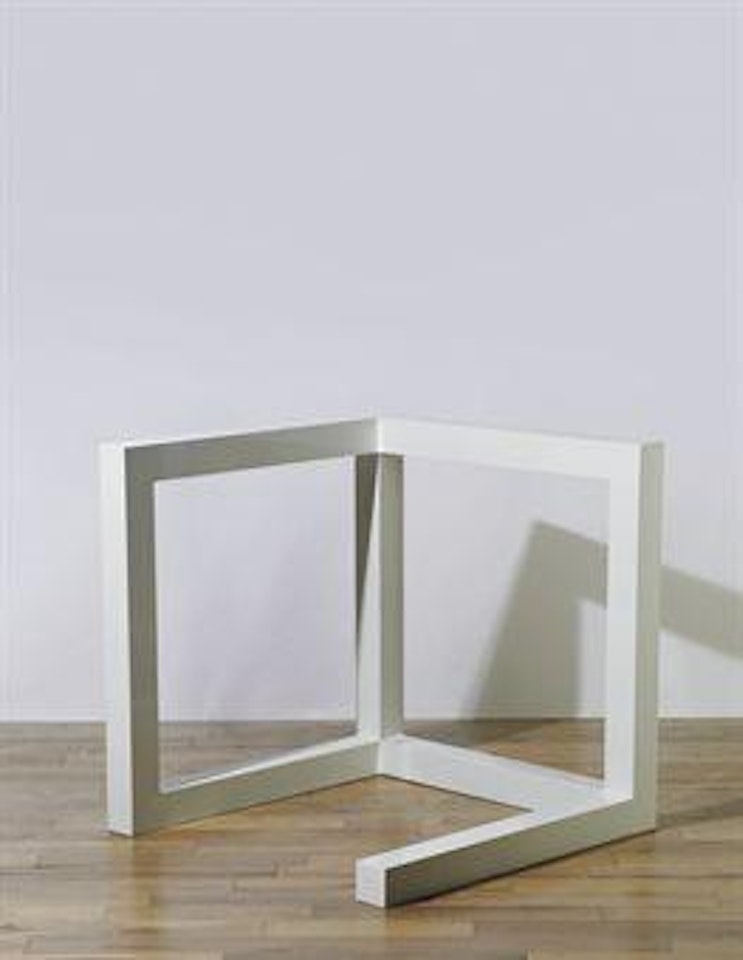 Incomplete Open Cube 8/6 by Sol LeWitt