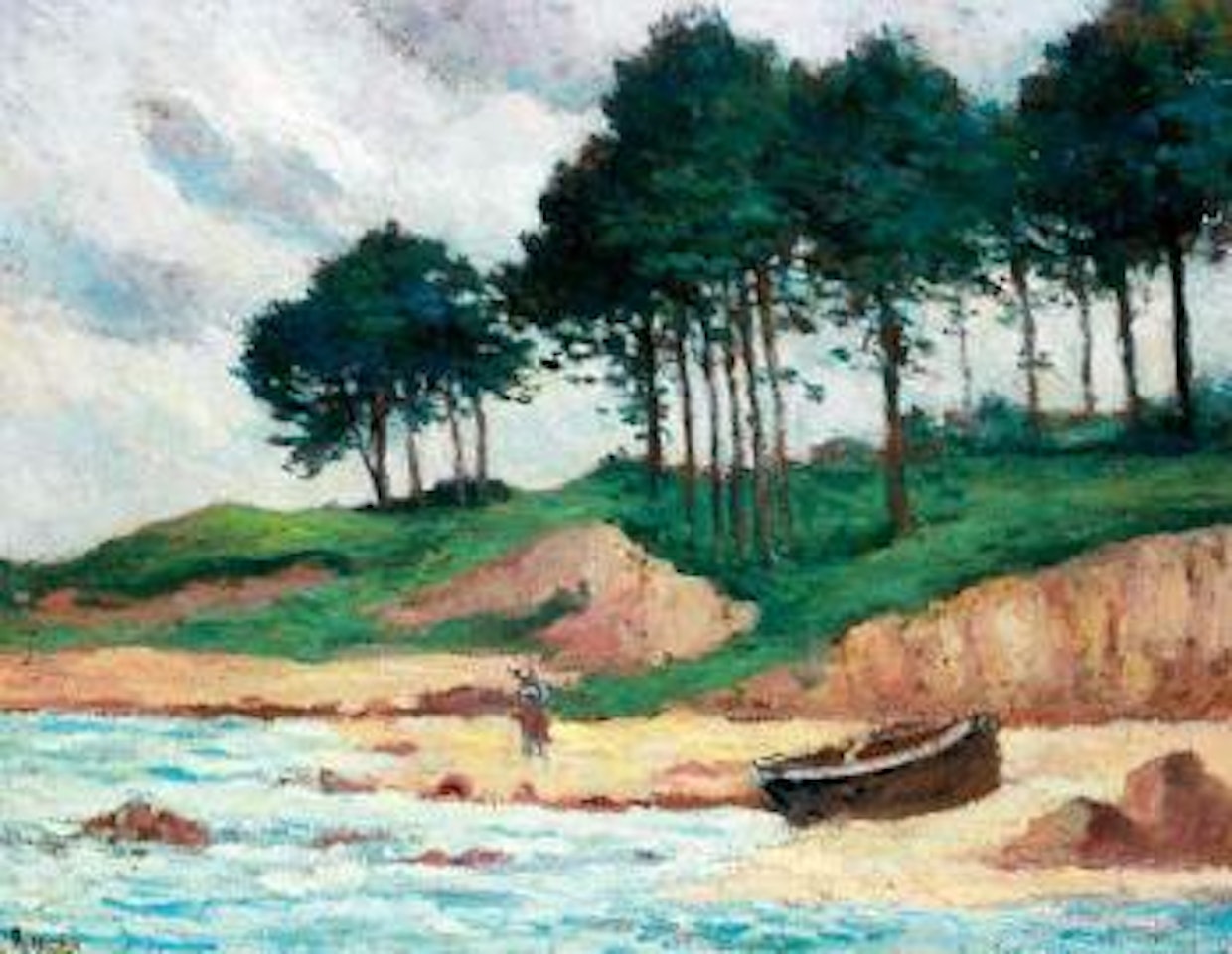 Kermouster, les pins n.5 by Maximilien Luce