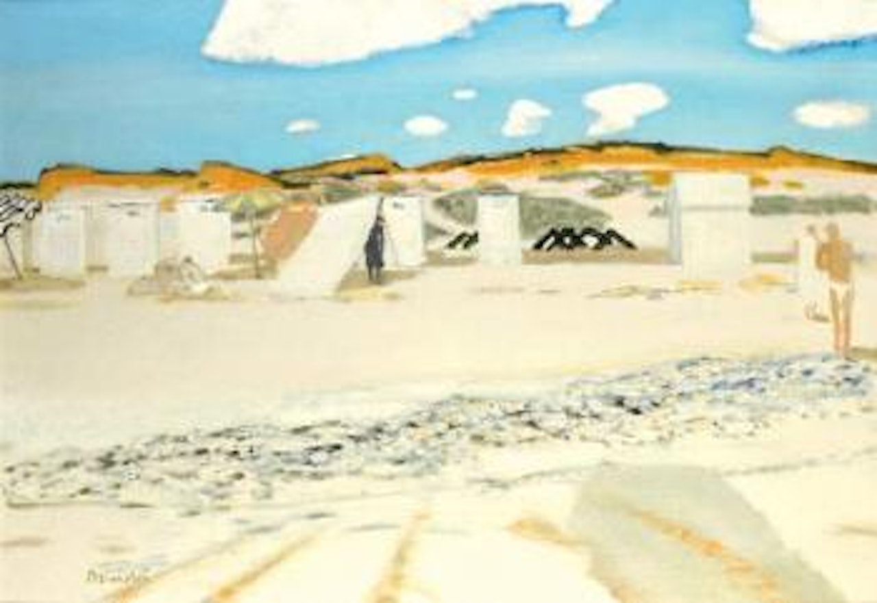 La grande plage by Maurice Brianchon
