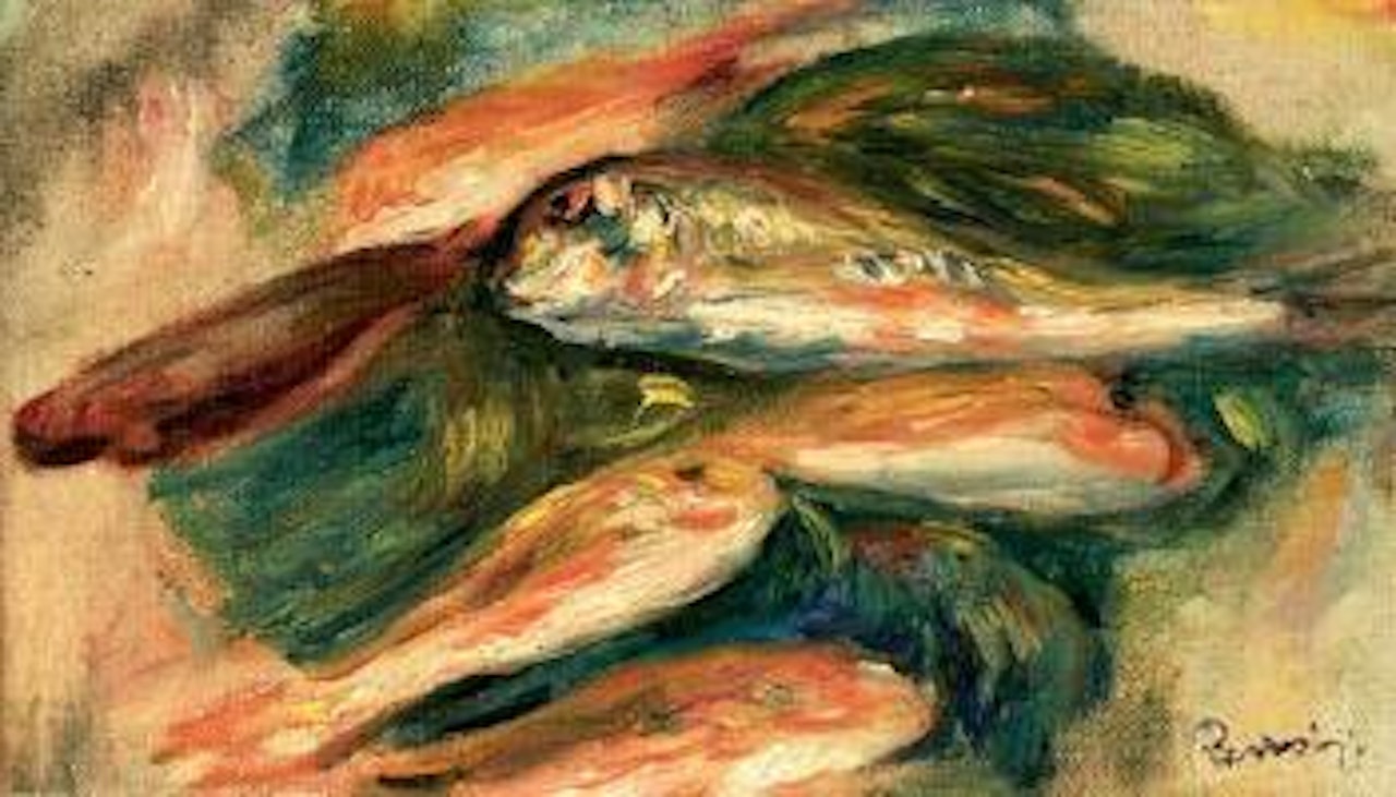 Nature morte aux rougets by Pierre-Auguste Renoir