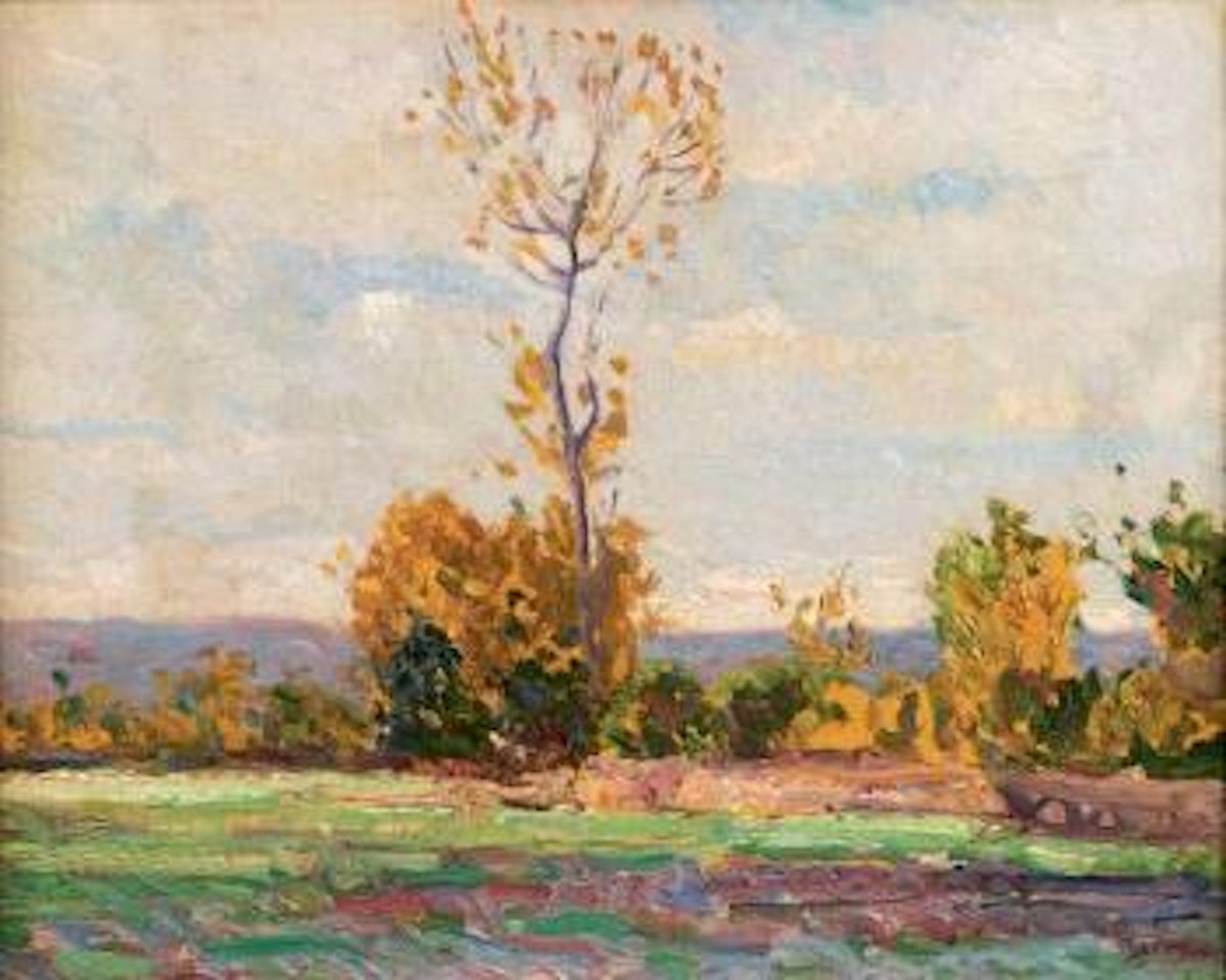 Paysage d'automne by Maximilien Luce
