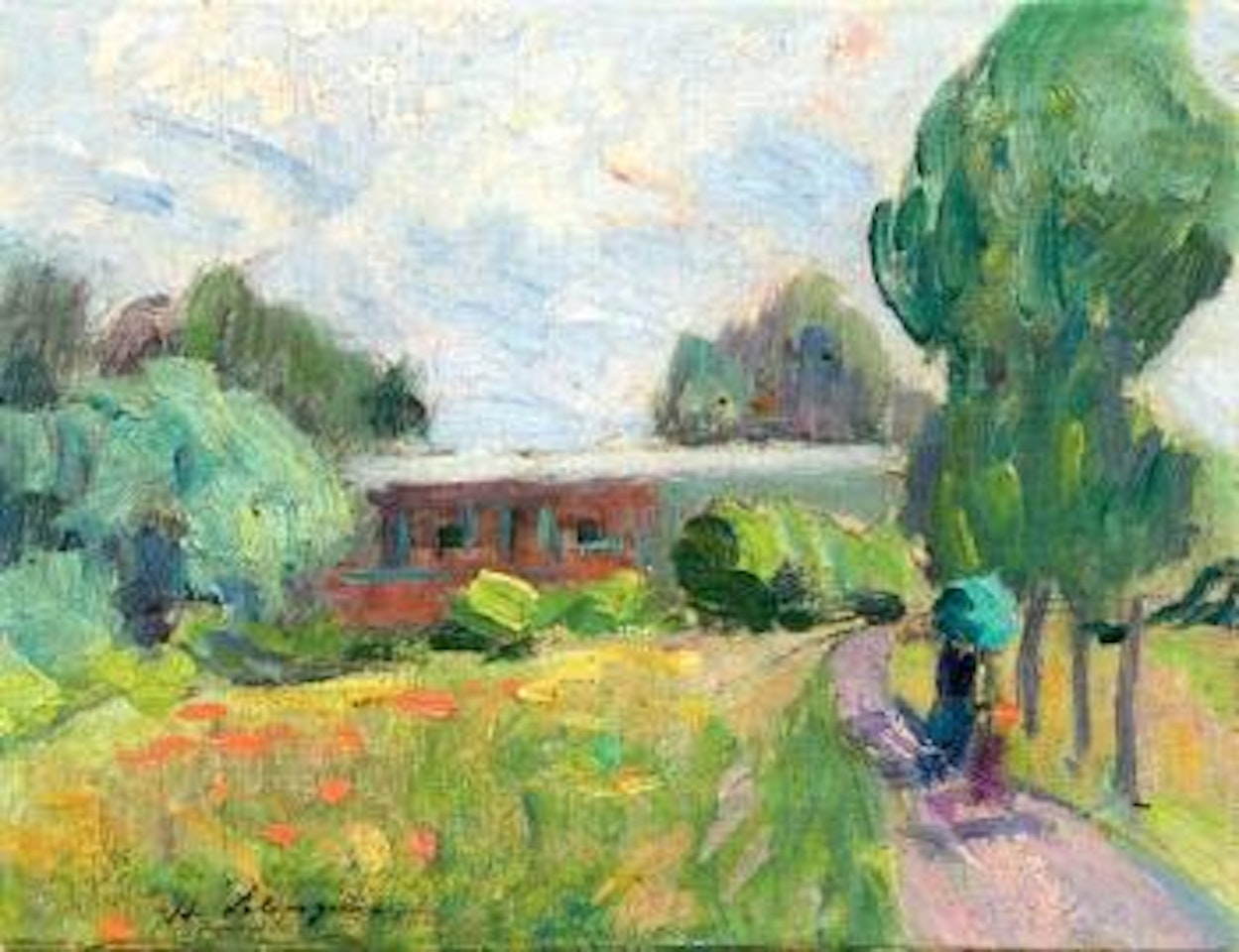 Le chemin by Henri Lebasque