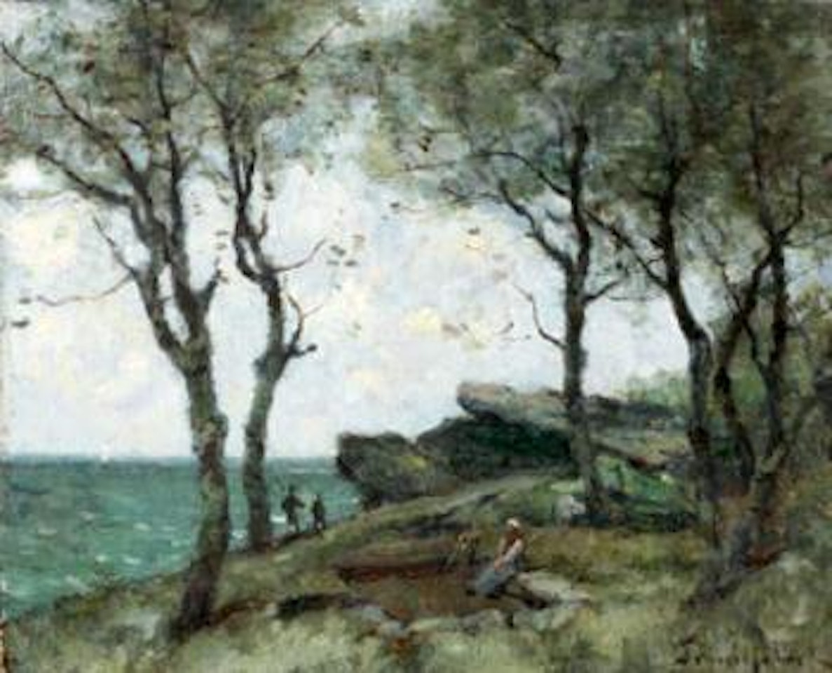 Sur la côte by Paul Désiré Trouillebert
