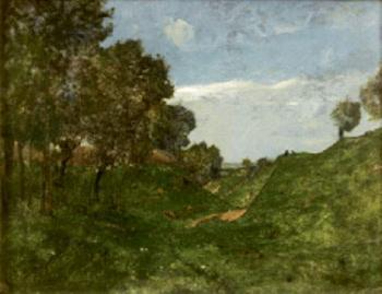 Paysage aux collines by Henri Harpignies