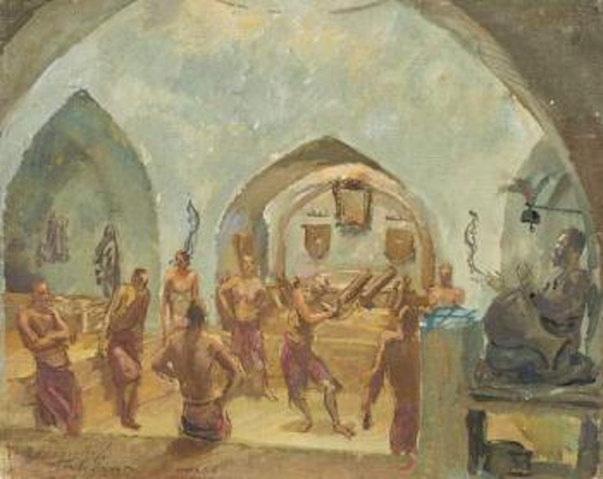 La dance by Alexander Evgenievich Yakovlev