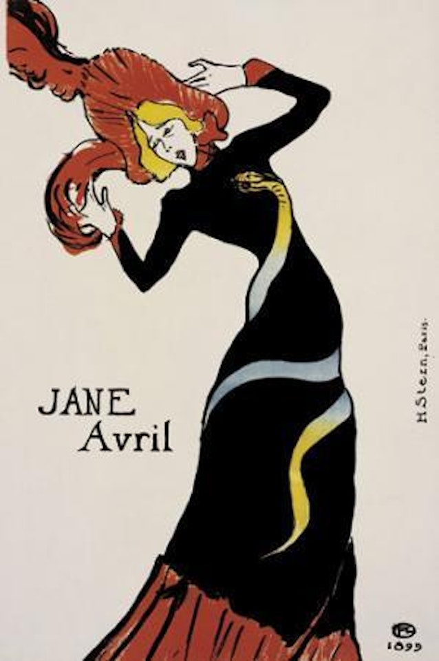 Jane Avril by Henri de Toulouse-Lautrec