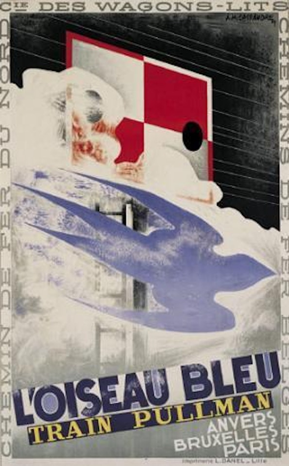 L'Oiseau Bleu by Cassandre (Adolphe Jean-Marie Mouron)