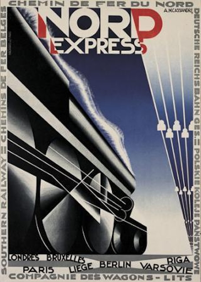 Nord Express by Cassandre (Adolphe Jean-Marie Mouron)