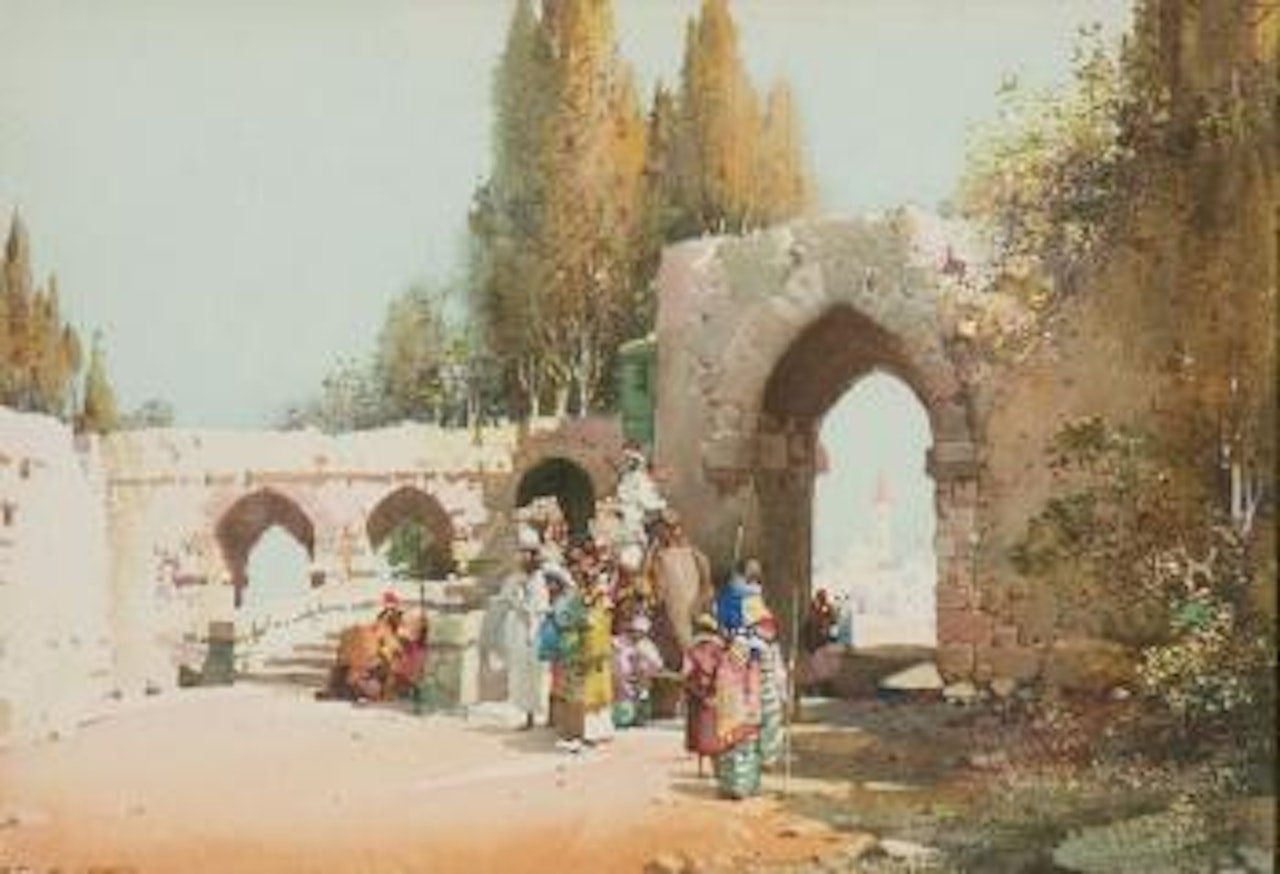 Ancient walls -Palestine by Noel Harry Leaver