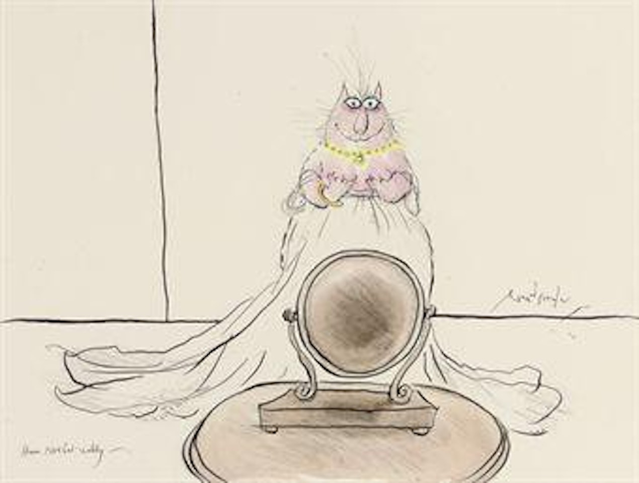 Hmm Not bad really by Ronald Searle