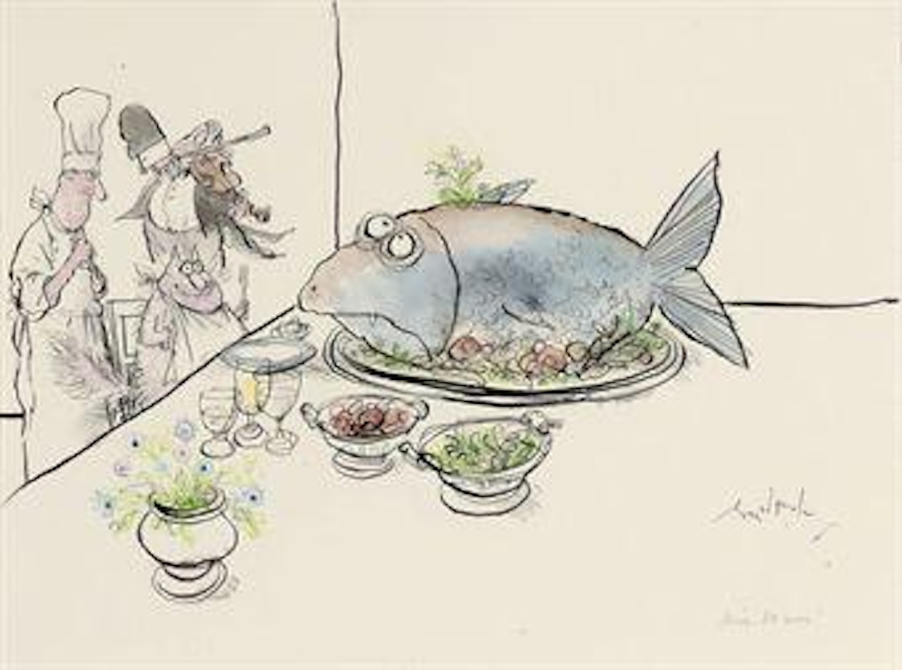 Mine! All mine! by Ronald Searle