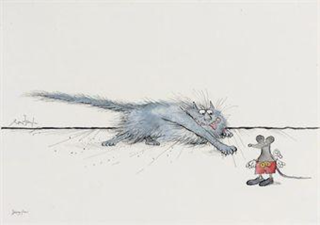 Disney fan by Ronald Searle