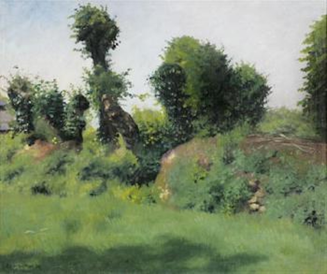 La haie, Honfleur by Félix Vallotton