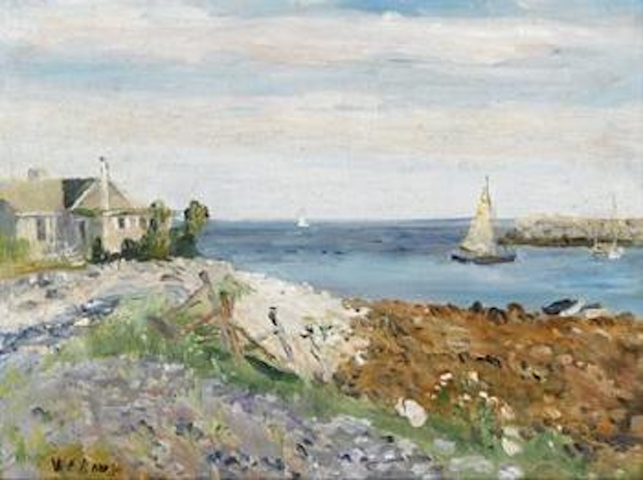 On the coast by Walter Emerson Baum
