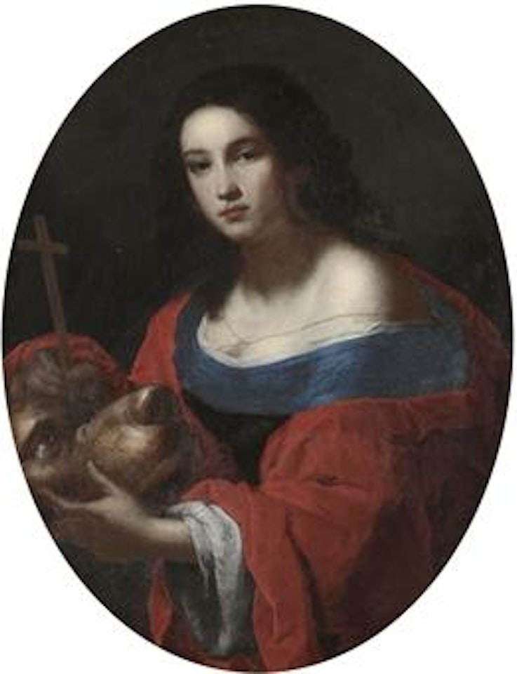 Saint Margaret with the dragon by Giovanni Martinelli