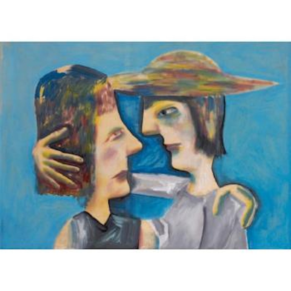 Two Schoolgirls by Charles Blackman
