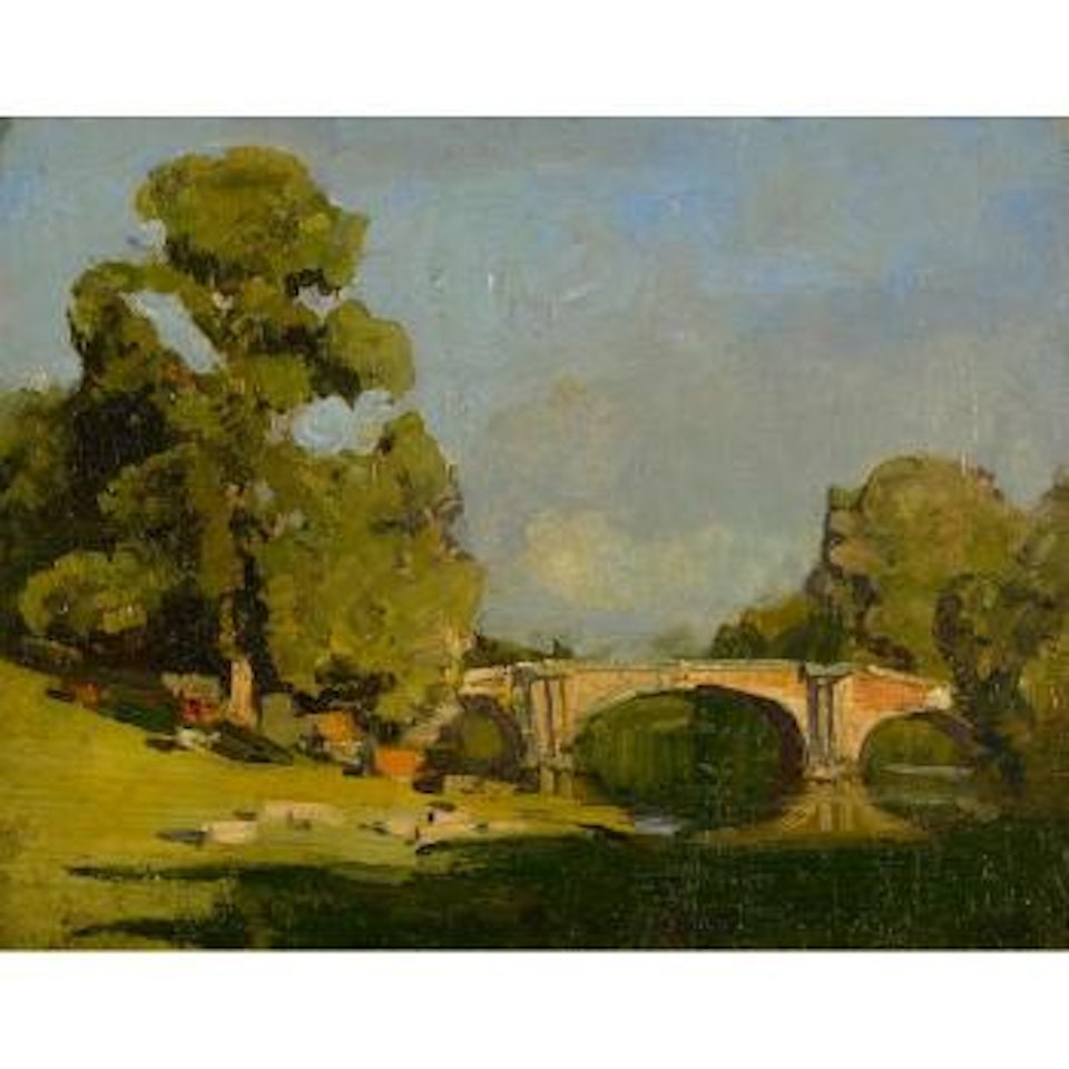 The Stone Bridge by Arthur Ernest Streeton