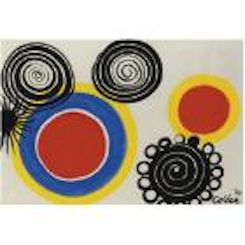 Petalled Black Spiral by Alexander Calder