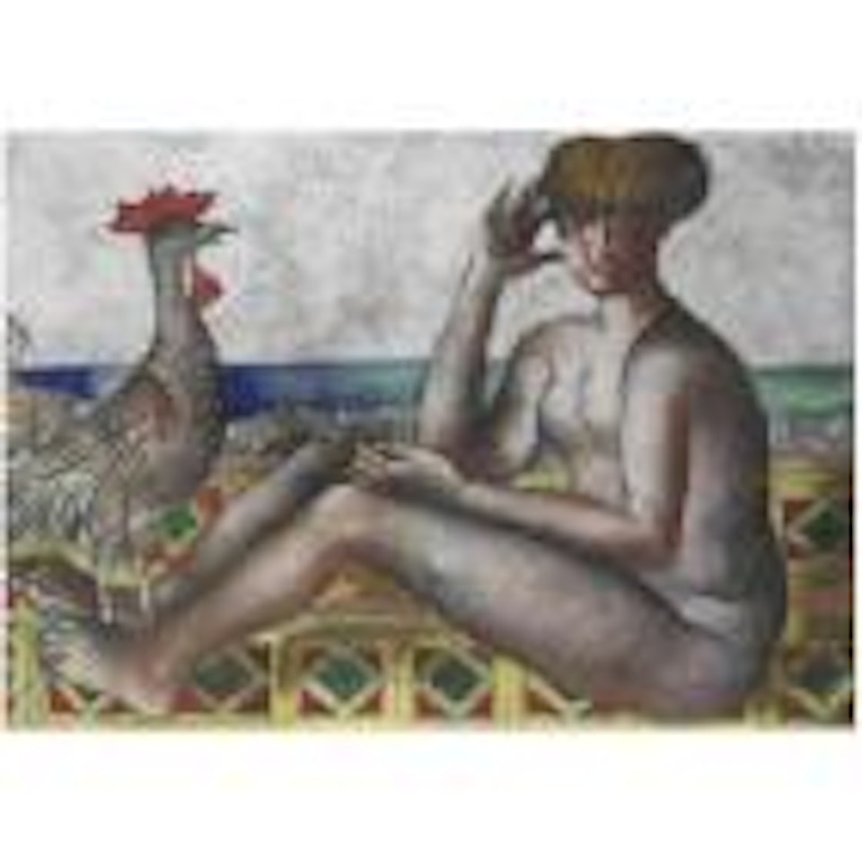 Ippolita Con Il Gallo by Franco Gentilini
