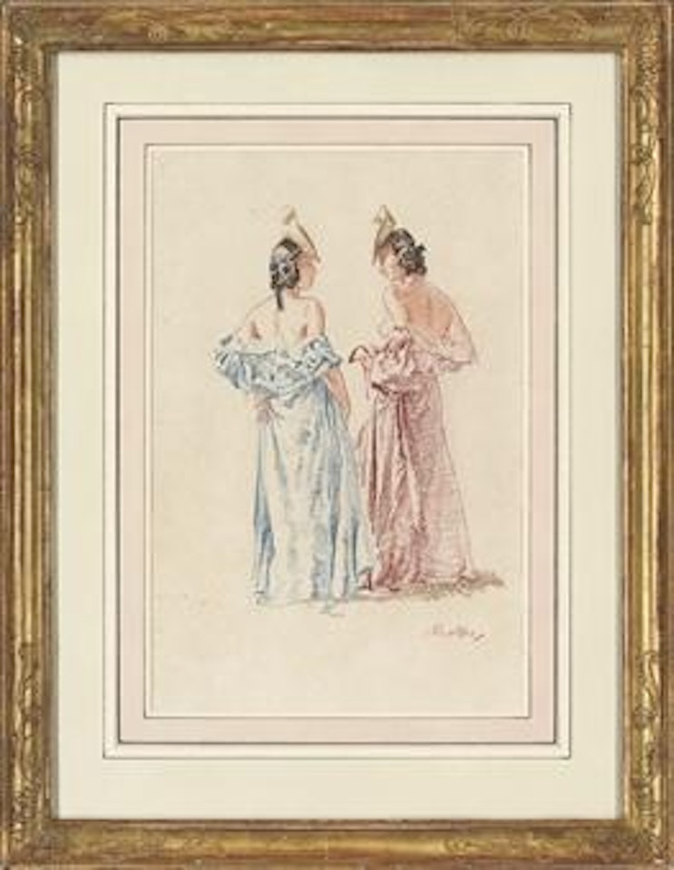 Elegant ladies by William Russell Flint