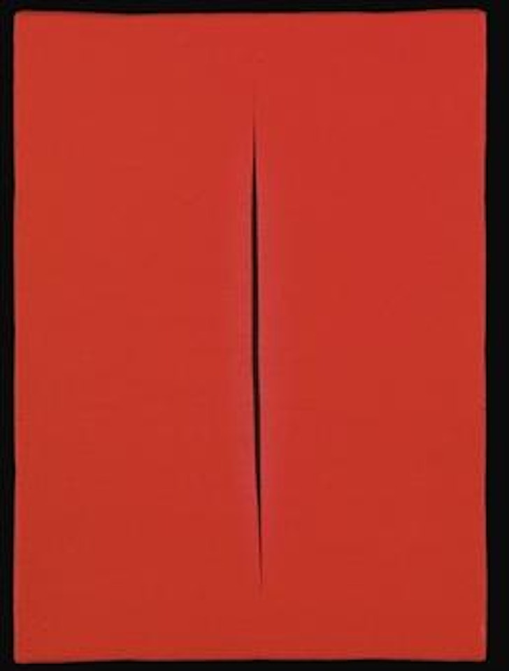 Concetto spaziale, Attesa by Lucio Fontana