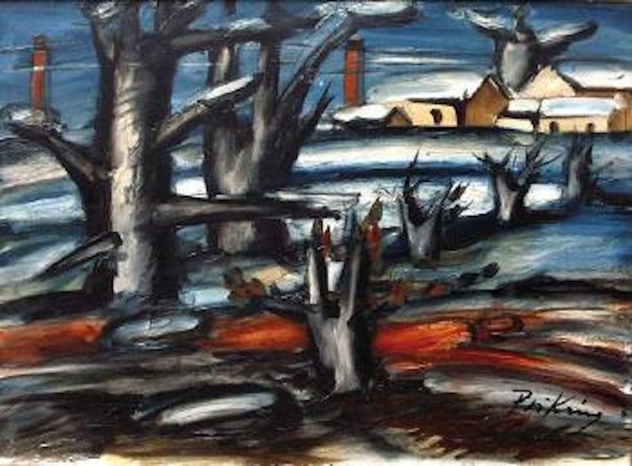 Paysage aux saules by Franz Priking