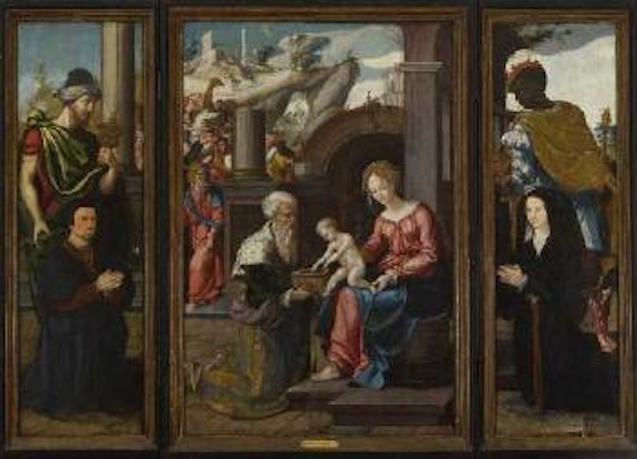 Anbetung der Konige by Pieter Coecke van Aelst by Flemish School