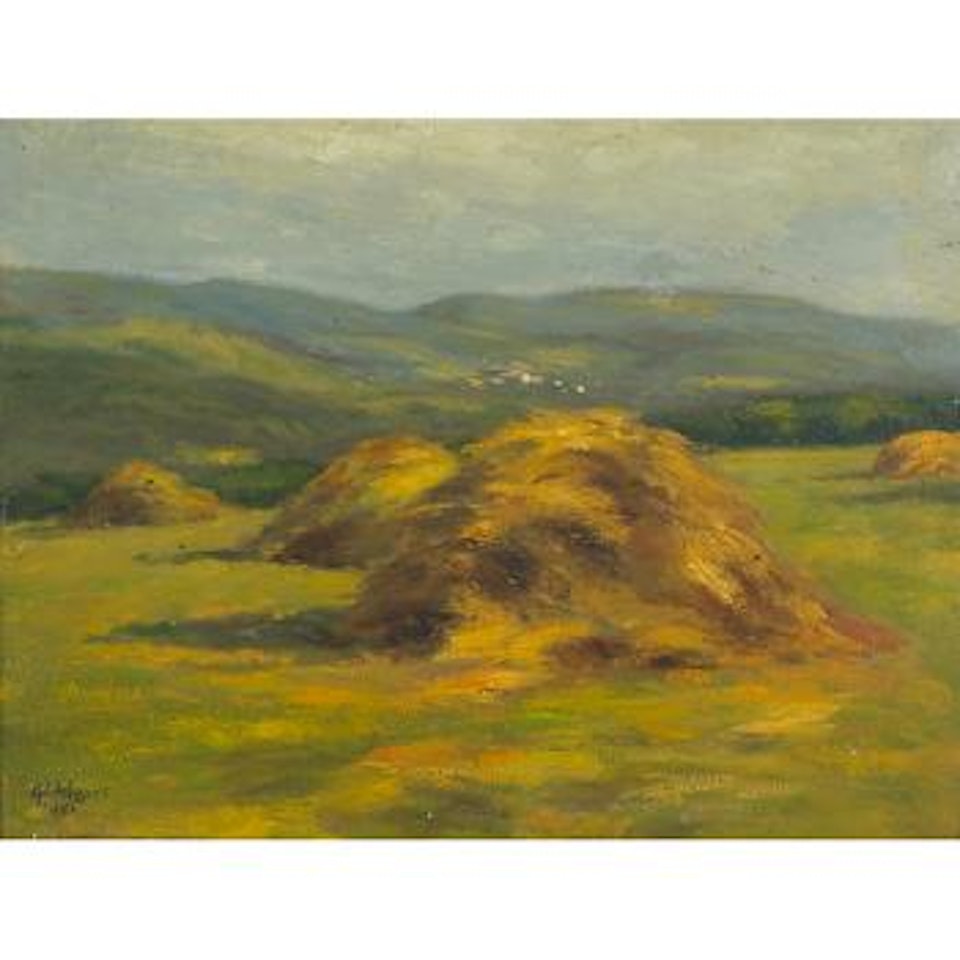Haystacks by Guy Carleton Wiggins