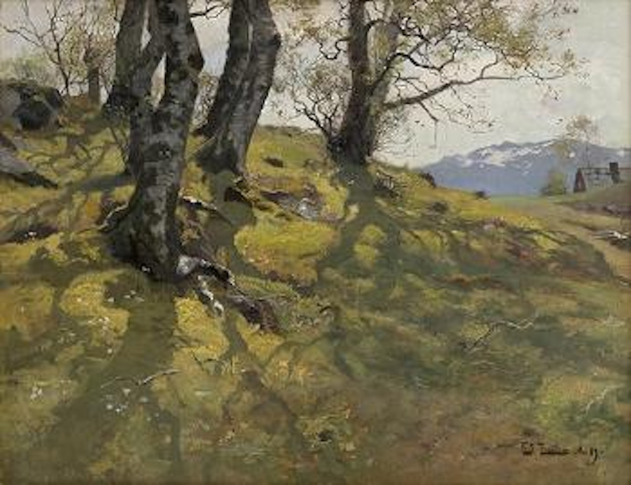 Spring at Stord, May by Fritz Thaulow