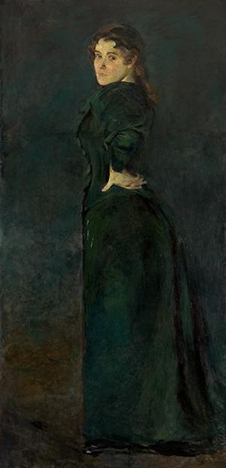 Portrait of Alexandra Thaulow by Christian Krohg