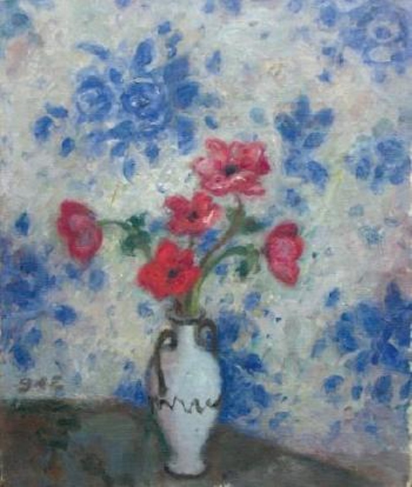 Anemones dans un vase by Georges d’Espagnat
