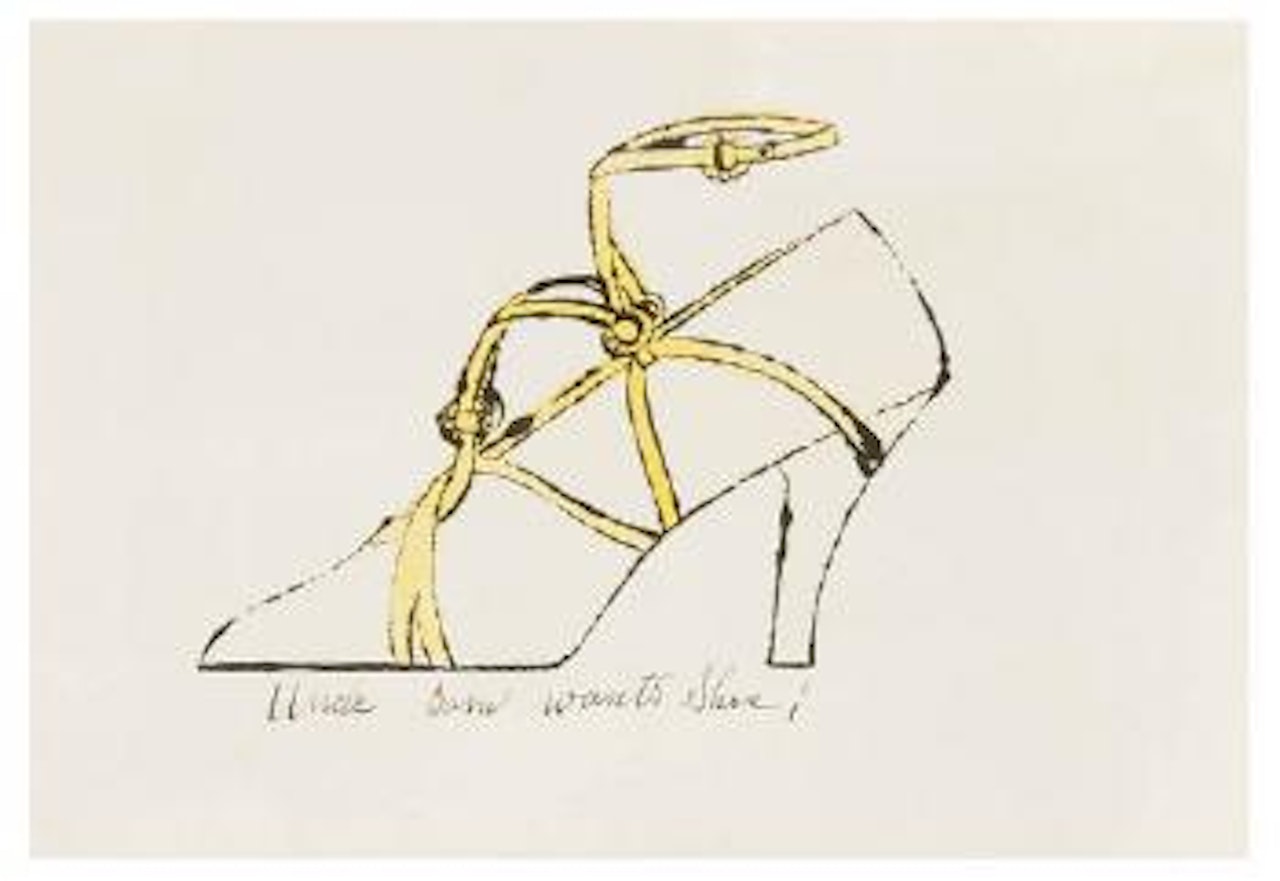 Uncle Sam wants shoe by Andy Warhol